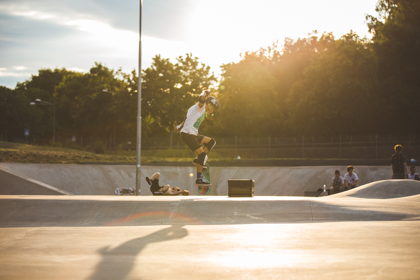 Hannes Liljeholm i skateboardramp